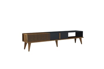 Lissione Tv-bänk 180 cm - Valnöt/Antracit - Möbler - Vardagsrum - Tv-möbler & mediamöbler - Tv-bänkar