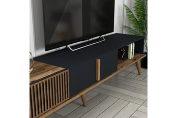 Lissione Tv-bänk 180 cm - Valnöt/Antracit - Möbler - Vardagsrum - Tv-möbler & mediamöbler - Tv-bänkar