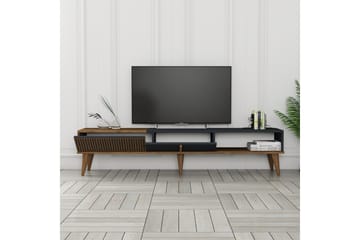 Lissione Tv-bänk 180 cm - Valnöt/Antracit - Möbler - Vardagsrum - Tv-möbler & mediamöbler - Tv-bänkar