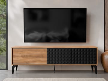 Lorvenn Tv-bänk 190 cm - Brun/Svart - Möbler - Vardagsrum - Tv-möbler & mediamöbler - Tv-bänkar