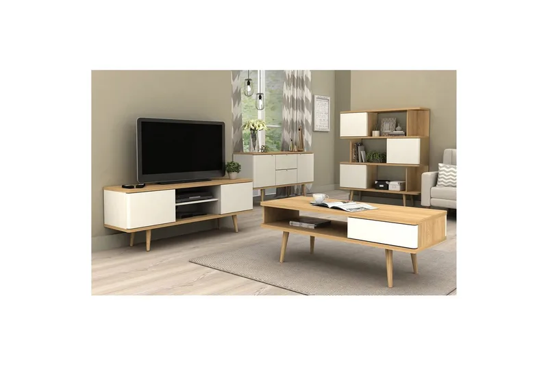 Lowboard Alandra - Möbler - Vardagsrum - Tv-möbler & mediamöbler - Tv-bänkar