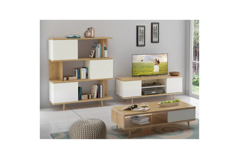 Lowboard Alandra - Möbler - Vardagsrum - Tv-möbler & mediamöbler - Tv-bänkar