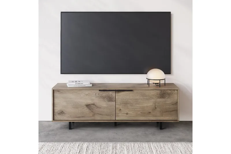 Lowboard Alberto 150x38x50 cm, Ek - 150x38x50 cm, Ek - Möbler - Vardagsrum - Tv-möbler & mediamöbler - Tv-bänkar