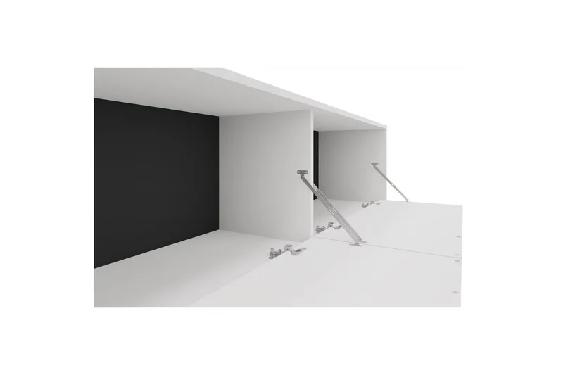 Lowboard Alberto 150x38x50 cm, Vit - 150x38x50 cm, Vit - Möbler - Vardagsrum - Tv-möbler & mediamöbler - Tv-bänkar