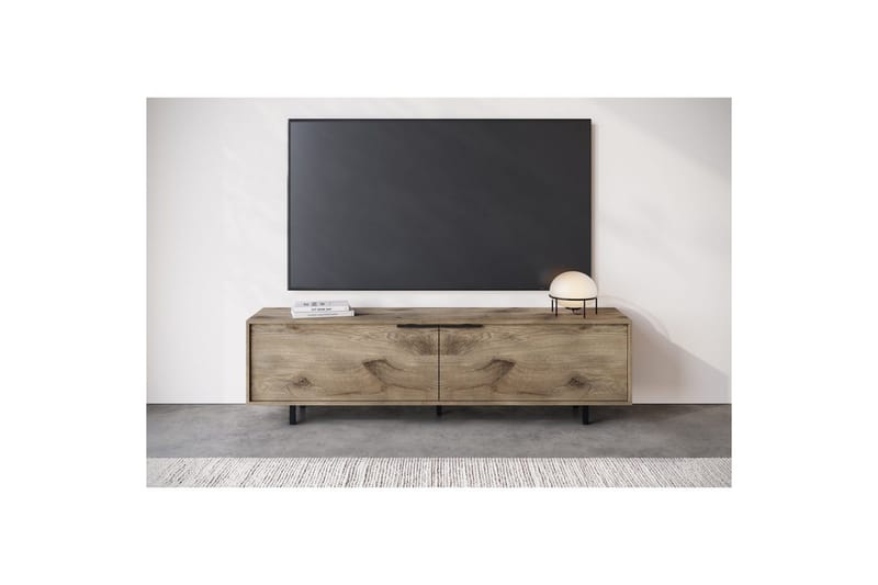 Lowboard Alberto 180x38x50 cm, Ek - 180x38x50 cm, Ek - Möbler - Vardagsrum - Tv-möbler & mediamöbler - Tv-bänkar