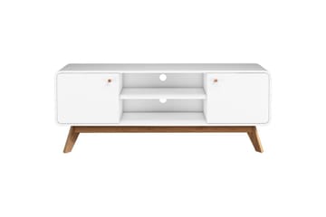 Lowboard Cassie 140x39x53 cm, Vit/Vit - 140x39x53 cm, Vit/Vit - Möbler - Vardagsrum - Tv-möbler & mediamöbler - Tv-bänkar
