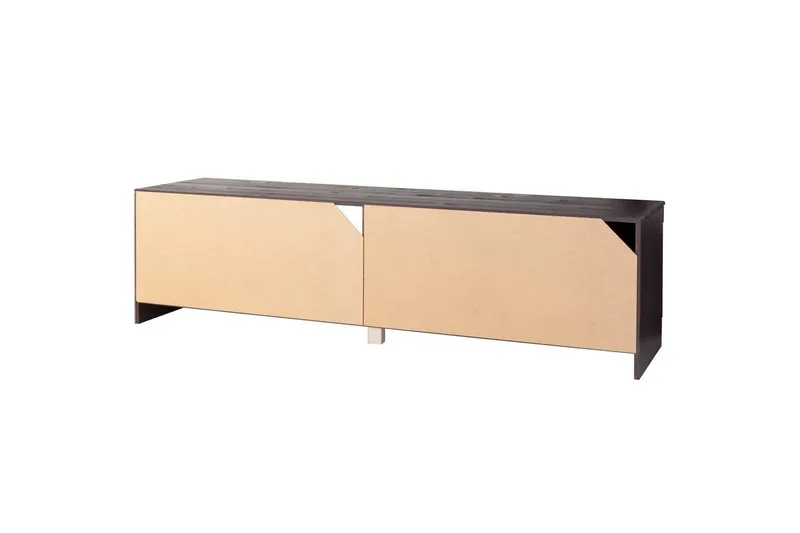 Lowboard Cubrix Havana/lack - Havana/lack - Möbler - Vardagsrum - Tv-möbler & mediamöbler - Tv-bänkar