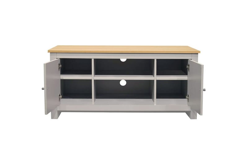 Lowboard Emerald 120x39x58 cm, Natur/Grå - 120x39x58 cm, Natur/Grå - Möbler - Vardagsrum - Tv-möbler & mediamöbler - Tv-bänkar
