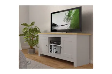 Lowboard Emerald 120x39x58 cm, Natur/Grå - 120x39x58 cm, Natur/Grå - Möbler - Vardagsrum - Tv-möbler & mediamöbler - Tv-bänkar