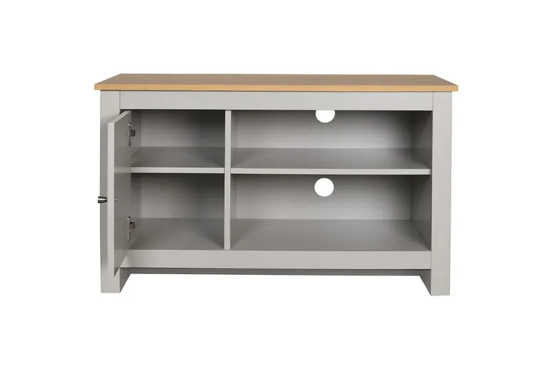 Lowboard Emerald 95x39x58 cm, Natur/Grå - 95x39x58 cm, Natur/Grå - Möbler - Vardagsrum - Tv-möbler & mediamöbler - Tv-bänkar