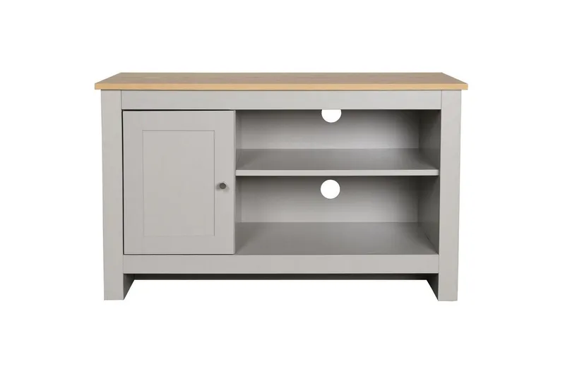 Lowboard Emerald 95x39x58 cm, Natur/Grå - 95x39x58 cm, Natur/Grå - Möbler - Vardagsrum - Tv-möbler & mediamöbler - Tv-bänkar