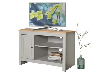 Lowboard Emerald 95x39x58 cm, Natur/Grå - 95x39x58 cm, Natur/Grå - Möbler - Vardagsrum - Tv-möbler & mediamöbler - Tv-bänkar