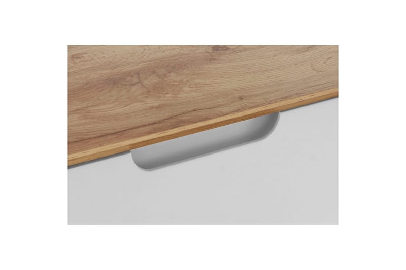 Lowboard Ezra Wotan-ek/Vit - Wotan-ek/Vit - Möbler - Vardagsrum - Tv-möbler & mediamöbler - Tv-bänkar