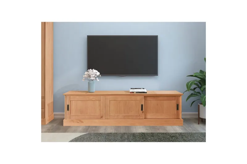 Lowboard Harry Betsad/Vax - Betsad/Vax - Möbler - Vardagsrum - Tv-möbler & mediamöbler - Tv-bänkar