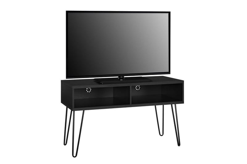 Lowboard Owen Svart/ek - Svart/ek - Möbler - Vardagsrum - Tv-möbler & mediamöbler - Tv-bänkar