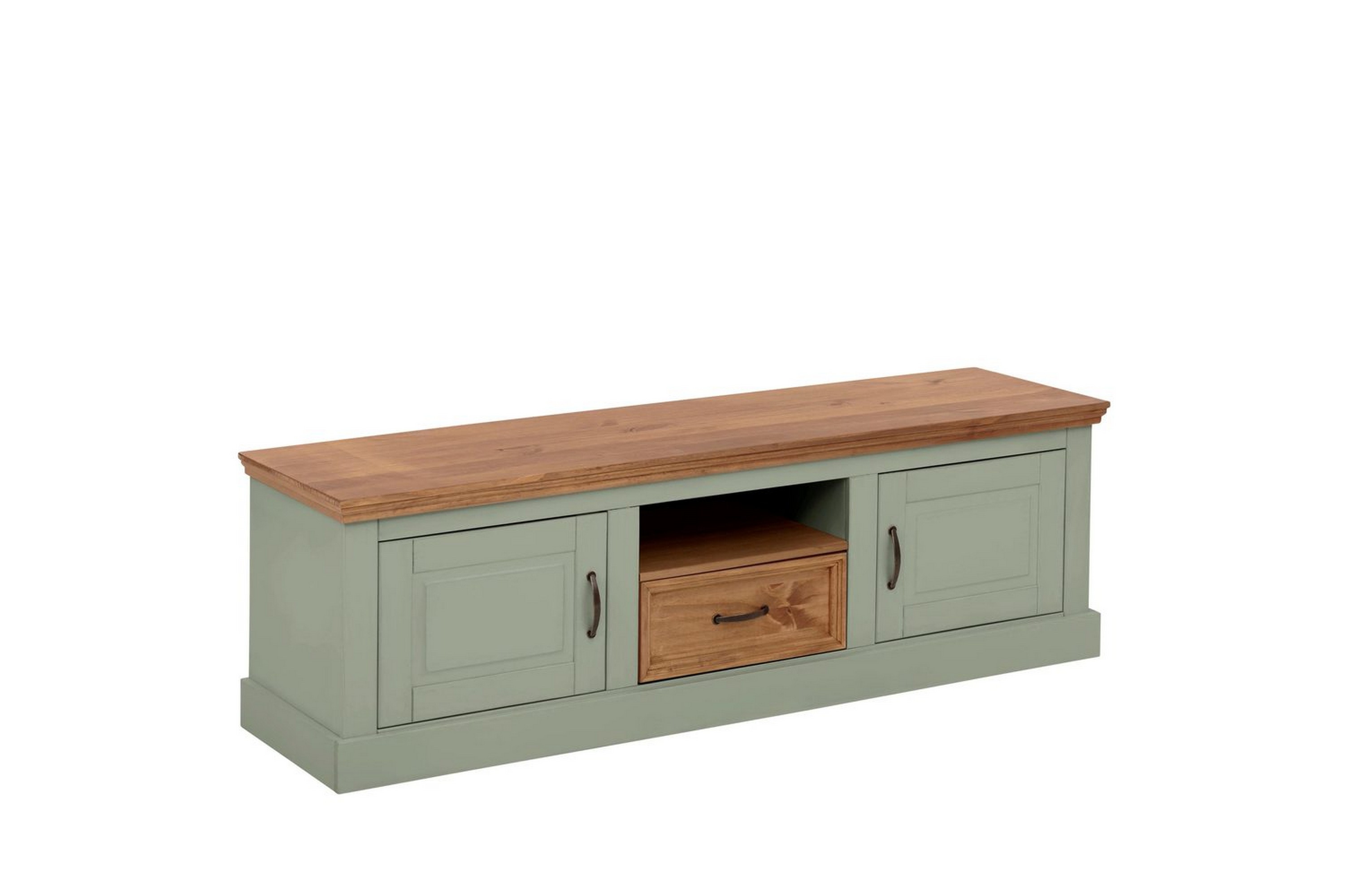 lowboard selma salviagrön/fläck/vax - salviagrön/fläck/vax