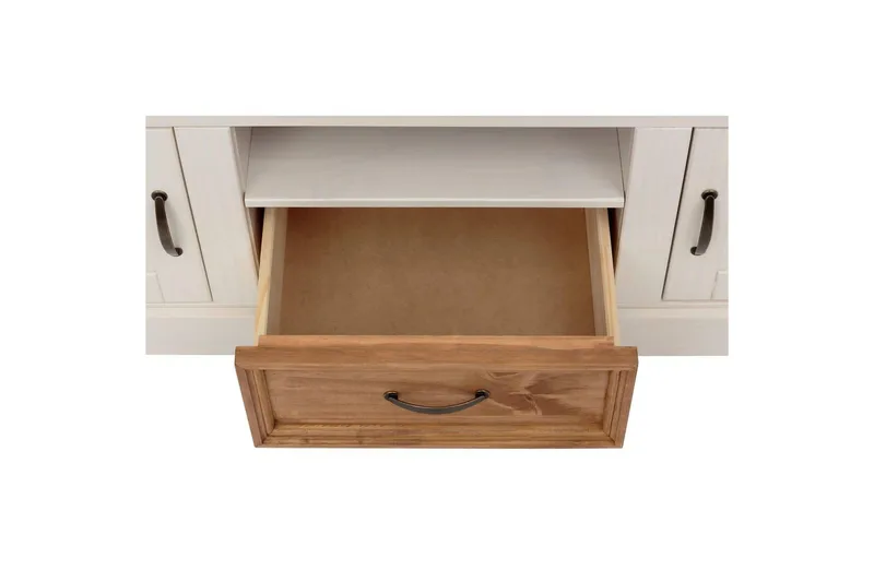 Lowboard Selma Vit/Fläck/Vax - Vit/Fläck/Vax - Möbler - Vardagsrum - Tv-möbler & mediamöbler - Tv-bänkar