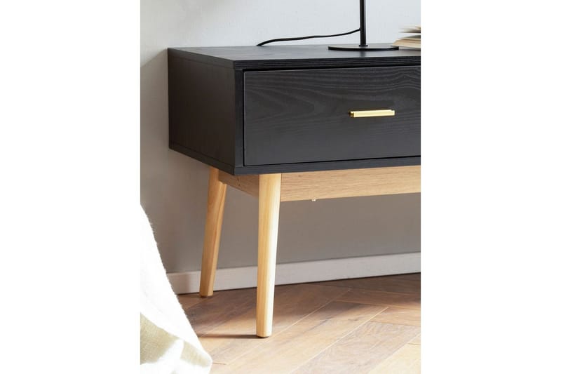 Lowboard Wohnling Ek folierad 2 lådor modern med förvaring modern - Möbler - Vardagsrum - Tv-möbler & mediamöbler - Tv-skåp