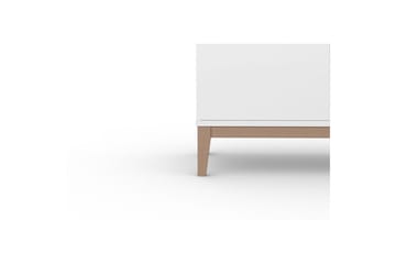 Lowboard Pelle Vit/Wotan ek - Vit/Wotan ek - Möbler - Vardagsrum - Tv-möbler & mediamöbler - Tv-bänkar