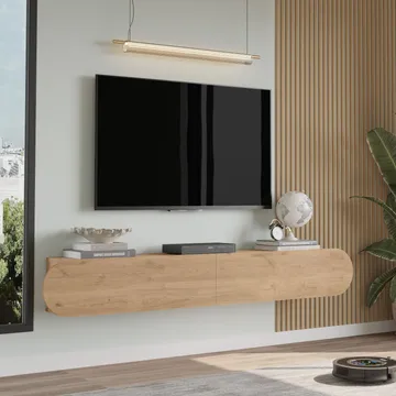 Lumina Tv-bänk 180 cm - Ek - Möbler - Vardagsrum - Tv-möbler & mediamöbler - Tv-bänkar