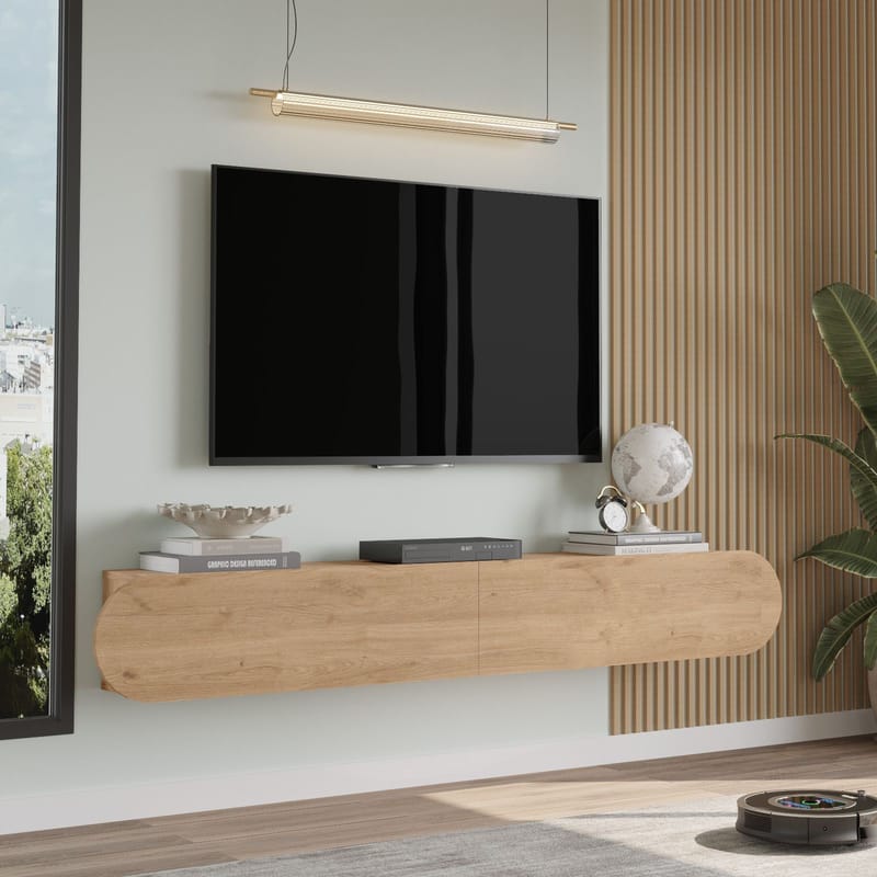 Lumina Tv-bänk 180 cm - Ek - Möbler - Vardagsrum - Tv-möbler & mediamöbler - Tv-bänkar