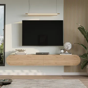 Lumina Tv-bänk 180 cm - Ek - Möbler - Vardagsrum - Tv-möbler & mediamöbler - Tv-bänkar