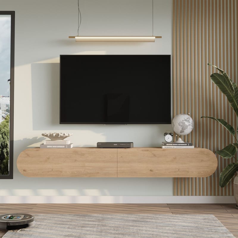 Lumina Tv-bänk 180 cm - Ek - Möbler - Vardagsrum - Tv-möbler & mediamöbler - Tv-bänkar