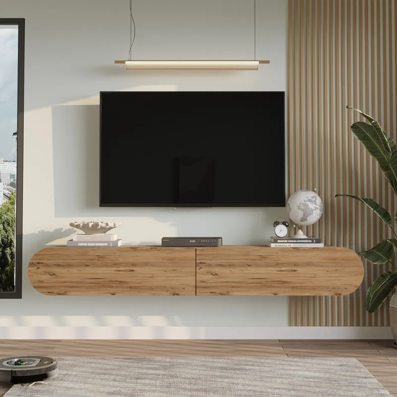 Lumina TV-bänk 180x29,5x31,6 cm - Atlantic pine - Möbler - Vardagsrum - Tv-möbler & mediamöbler - Tv-bänkar