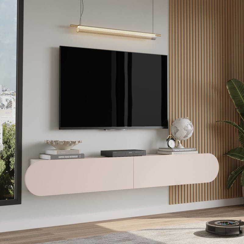 Lumina TV-bänk 180x29,5x31,6 cm - Sand - Möbler - Vardagsrum - Tv-möbler & mediamöbler - Tv-bänkar