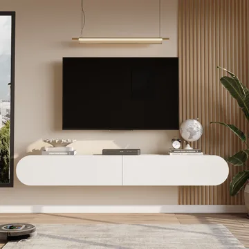 Lumina TV-bänk 180x29,5x31,6 cm - Vit - Möbler - Vardagsrum - Tv-möbler & mediamöbler - Tv-bänkar