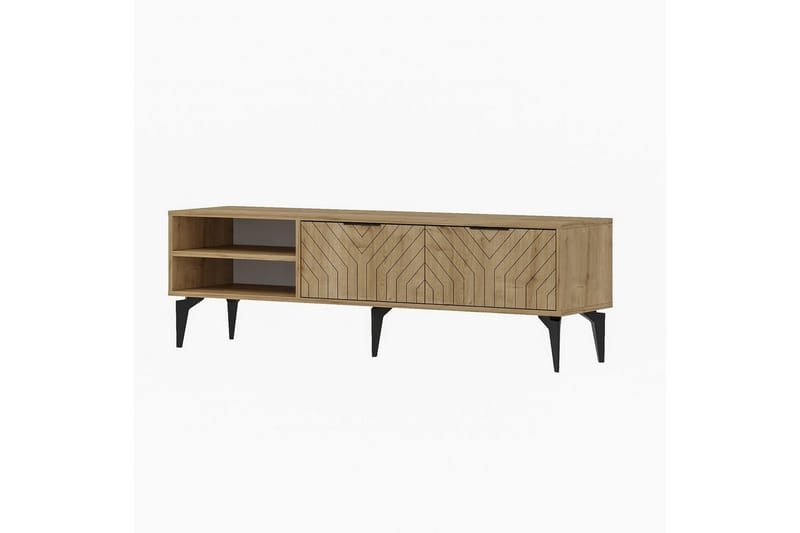 Lyven Tv-bänk 160 cm - Brun - Möbler - Vardagsrum - Tv-möbler & mediamöbler - Tv-bänkar