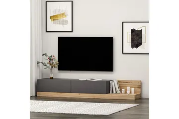 Majör Tv-bänk 180 cm - Antracit/Valnöt - Möbler - Vardagsrum - Tv-möbler & mediamöbler - Tv-bänkar