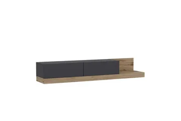 Majör Tv-bänk 180 cm - Antracit/Valnöt - Möbler - Vardagsrum - Tv-möbler & mediamöbler - Tv-bänkar
