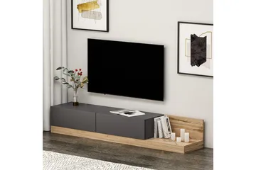 Majör Tv-bänk 180 cm - Antracit/Valnöt - Möbler - Vardagsrum - Tv-möbler & mediamöbler - Tv-bänkar