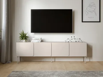 Marros Tv-bänk 200 cm - Beige - Möbler - Vardagsrum - Tv-möbler & mediamöbler - Tv-bänkar