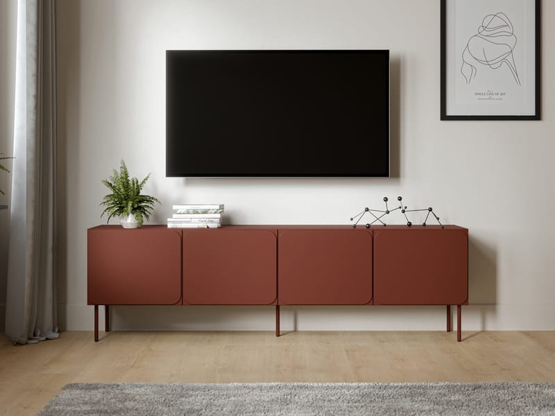 Marros Tv-bänk 200 cm - Toskanskt röd - Möbler - Vardagsrum - Tv-möbler & mediamöbler - Tv-skåp