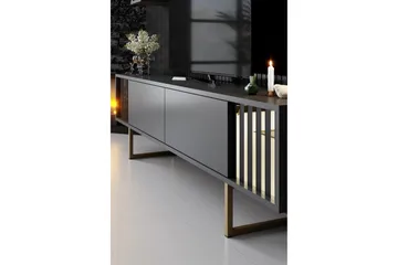 Masatomo Tv-bänk 180 cm - Antracit/Svart - Möbler - Vardagsrum - Tv-möbler & mediamöbler - Tv-bänkar