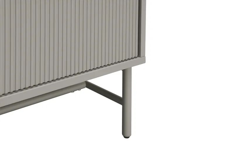 Matterhorn Smal tv-bänk med förvaring 40 cm djup 157 cm bred 58 cm hög - Beige - Möbler - Vardagsrum - Tv-möbler & mediamöbler - Tv-bänkar