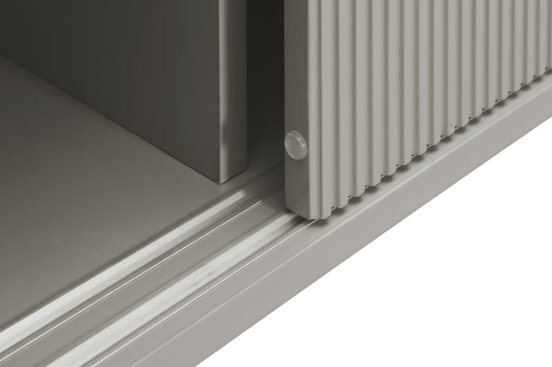 Matterhorn Smal tv-bänk med förvaring 40 cm djup 157 cm bred 58 cm hög - Beige - Möbler - Vardagsrum - Tv-möbler & mediamöbler - Tv-bänkar