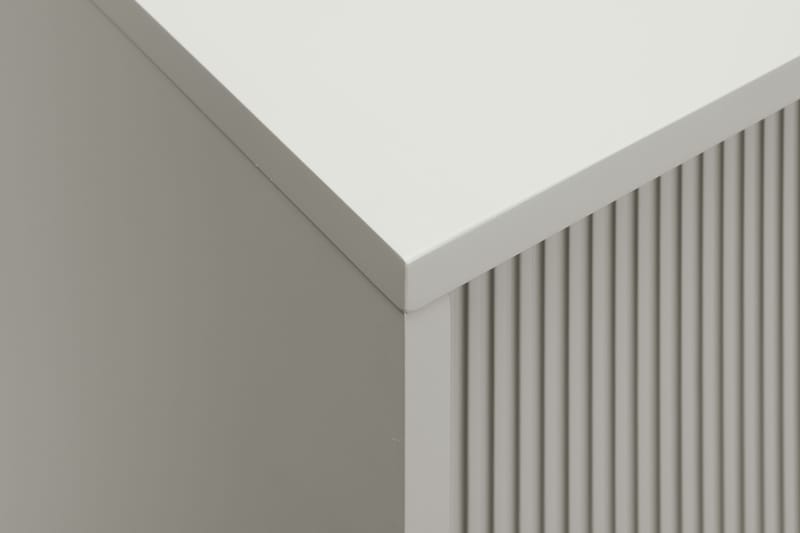 Matterhorn Smal tv-bänk med förvaring 40 cm djup 157 cm bred 58 cm hög - Beige - Möbler - Vardagsrum - Tv-möbler & mediamöbler - Tv-bänkar