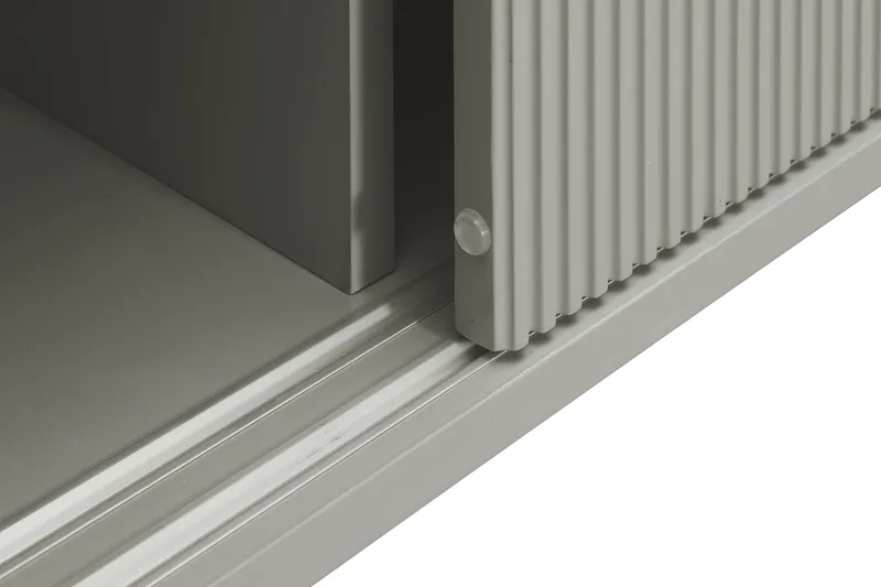 Matterhorn Smal tv-bänk med förvaring 40 cm djup 157 cm bred 58 cm hög - Beige - Möbler - Vardagsrum - Tv-möbler & mediamöbler - Tv-bänkar