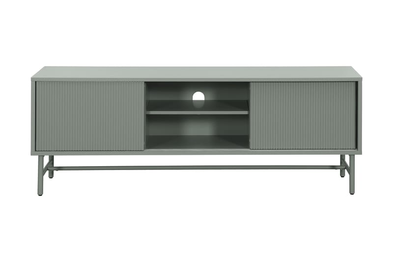 Matterhorn Smal tv-bänk med förvaring 40 cm djup 157 cm bred 58 cm hög - Grön - Möbler - Vardagsrum - Tv-möbler & mediamöbler - Tv-bänkar