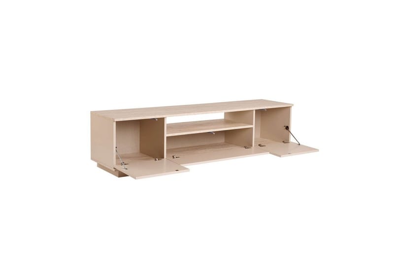 Meni Tv-bänk 180 cm - Mörkbrun/Taupe - Möbler - Vardagsrum - Tv-möbler & mediamöbler - Tv-bänkar