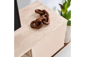 Meni Tv-bänk 180 cm - Mörkbrun/Taupe - Möbler - Vardagsrum - Tv-möbler & mediamöbler - Tv-bänkar