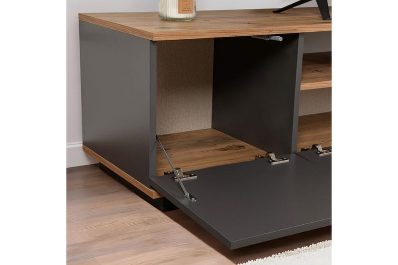 Meni Tv-bänk 180 cm - Natur/Antracit - Möbler - Vardagsrum - Tv-möbler & mediamöbler - Tv-bänkar