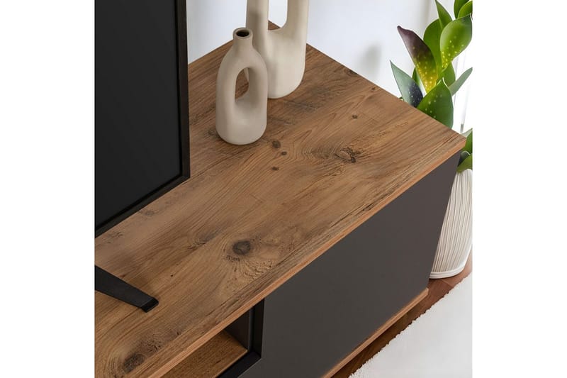 Meni Tv-bänk 180 cm - Natur/Antracit - Möbler - Vardagsrum - Tv-möbler & mediamöbler - Tv-bänkar