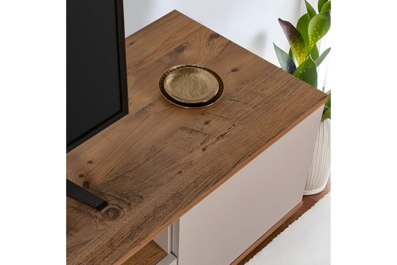 Meni Tv-bänk 180 cm - Natur/Gul - Möbler - Vardagsrum - Tv-möbler & mediamöbler - Tv-bänkar