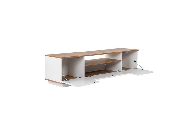 Meni Tv-bänk 180 cm - Natur/Vit - Möbler - Vardagsrum - Tv-möbler & mediamöbler - Tv-bänkar