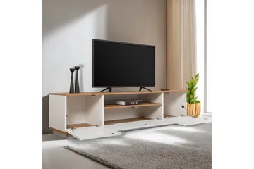 Meni Tv-bänk 180 cm - Natur/Vit - Möbler - Vardagsrum - Tv-möbler & mediamöbler - Tv-bänkar