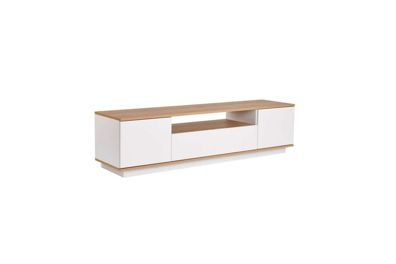 Meni Tv-bänk 180 cm - Natur/Vit - Möbler - Vardagsrum - Tv-möbler & mediamöbler - Tv-bänkar